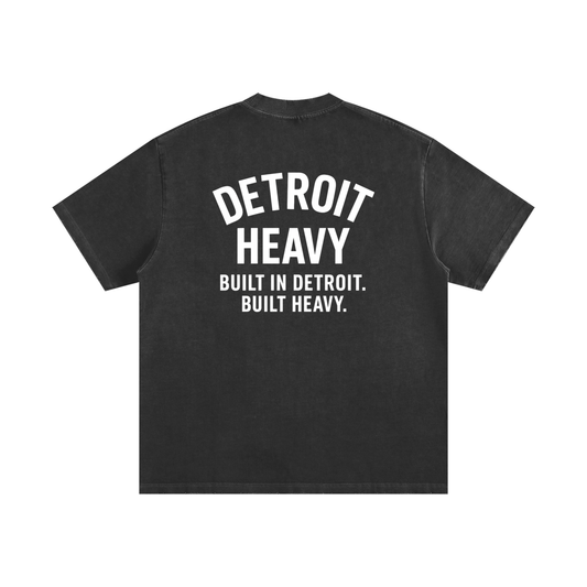 Built in Detroit Built in Heavy Vintage Washed Unisex T-Shirt - Detroit Heavy